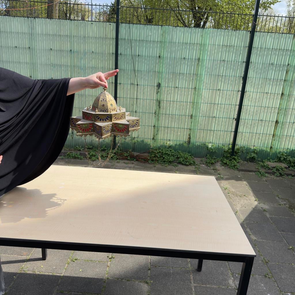 Lamp gouden decortatie marokkaanse, Ophalen, Zo goed als nieuw