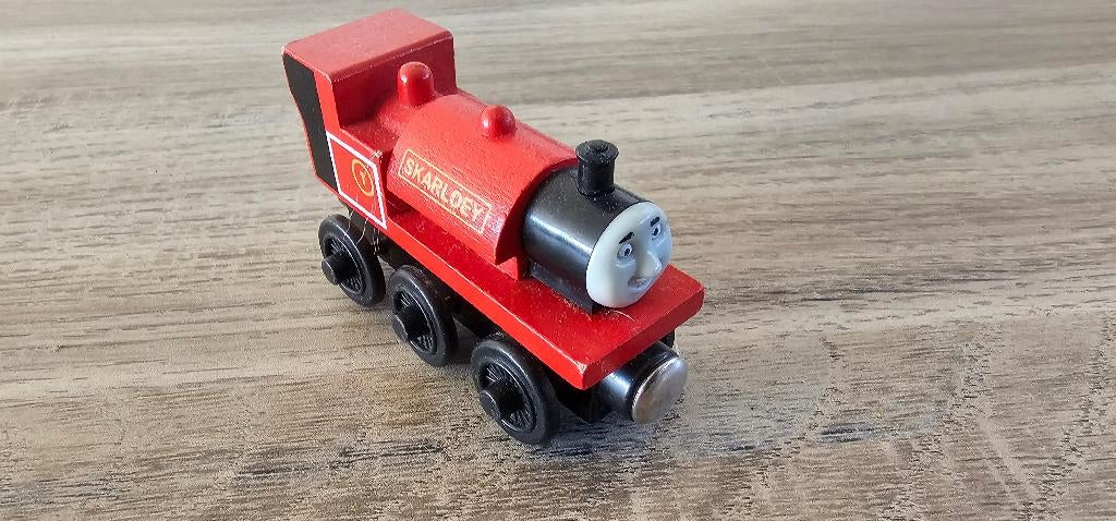 Thomas de trein Hout Skarloey, Kinderen en Baby's, Speelgoed | Thomas de Trein, Ophalen of Verzenden, Zo goed als nieuw