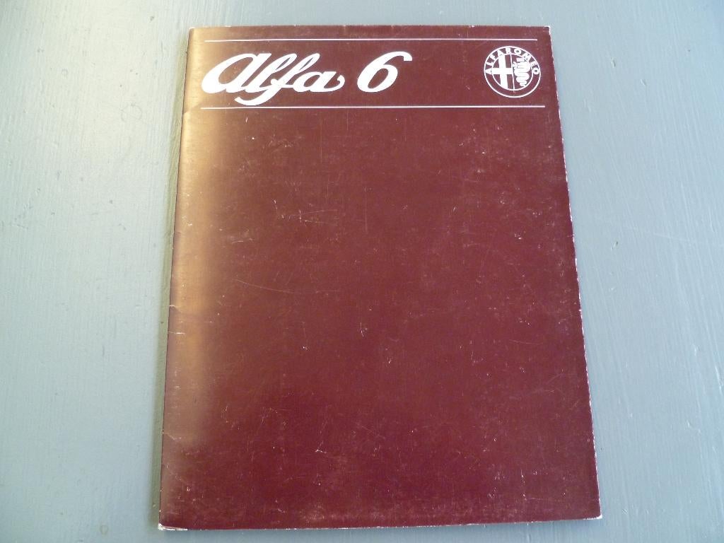 Alfa Romeo Alfa 6 folder 1979 Nederlands, compleet!, Ophalen of Verzenden, Gelezen, Overige merken