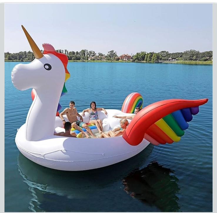 Bestway XXL eenhoorn  - opblaasbaar eiland - nieuw in doos, Ophalen of Verzenden, Nieuw