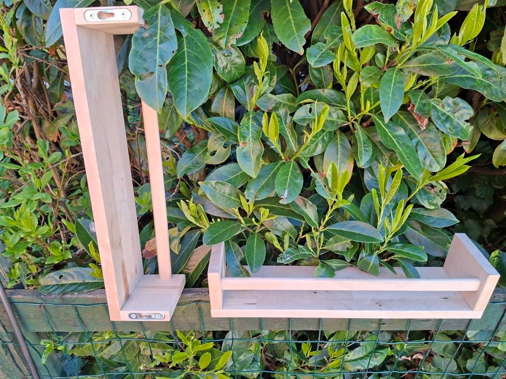 5 euro Twee kruidenrekjes - 40x10x9 cm, Huis en Inrichting, Ophalen, Gebruikt