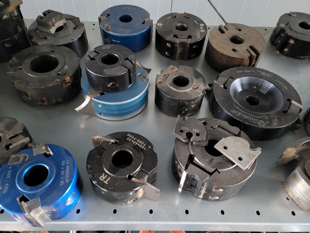 Diverse freeskoppen voor houtbewerking, Gebruikt, Ophalen of Verzenden, Bovenfrees, Metabo, RVS