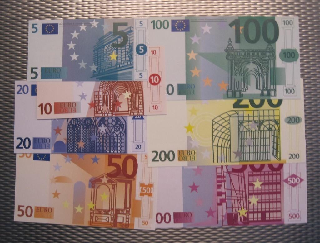 SPEEL EURO BILJETTEN, Verzenden, Overige landen, Setje