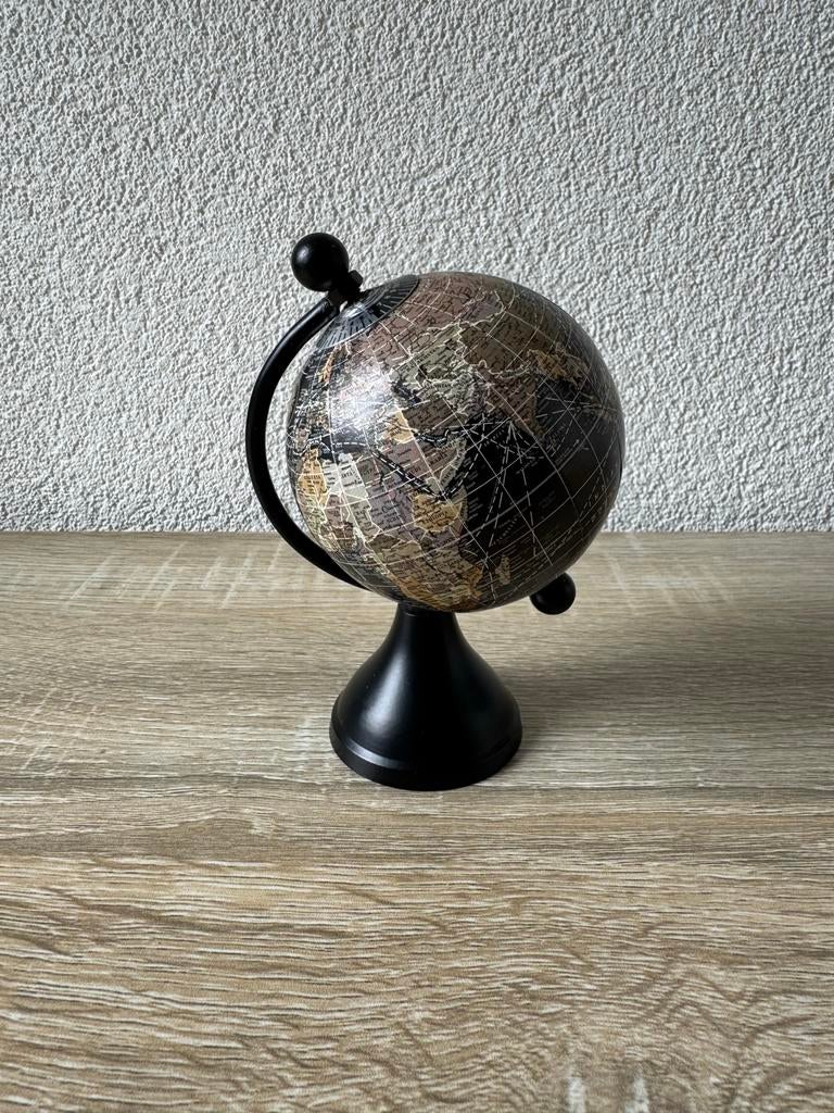 Decoratieve Wereldbol - Vintage Stijl, Ophalen of Verzenden, Zo goed als nieuw