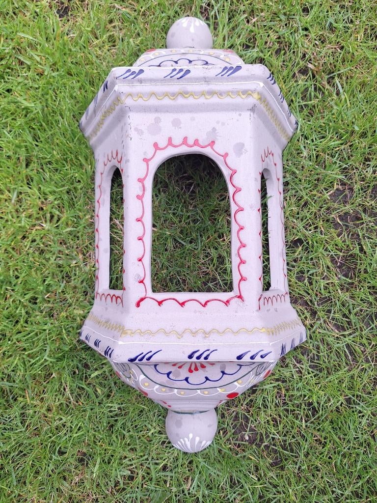 Decoratieve Marokkaanse Lantaarn - Handgeschilderd, Ophalen of Verzenden