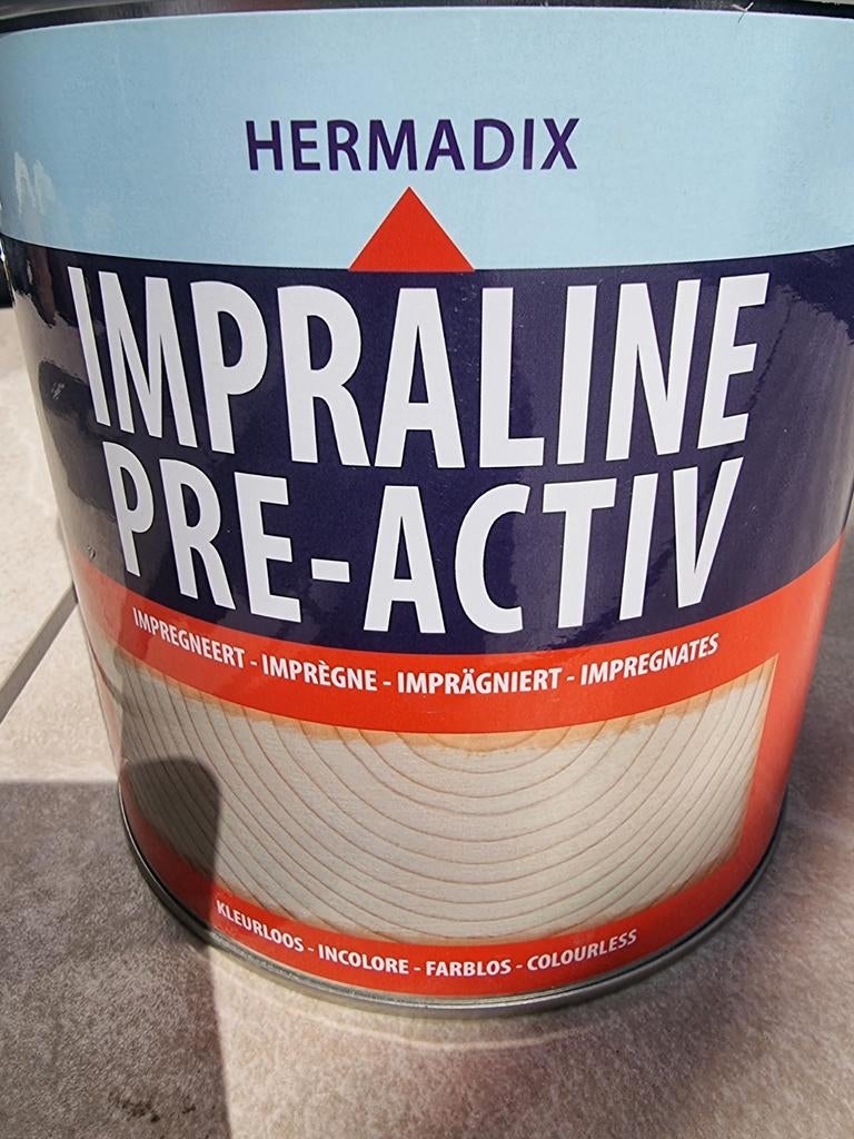 Hermadix Impraline Pre-Activ Impregneermiddel, Overige kleuren, Nieuw, Beits, Ophalen of Verzenden