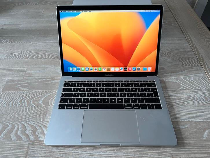 MacBook Pro 13 inch Zilver A1708, Computers en Software, Apple Macbooks, Gebruikt, MacBook Pro, 13 inch, 2 tot 3 Ghz, 256 GB, 8 GB