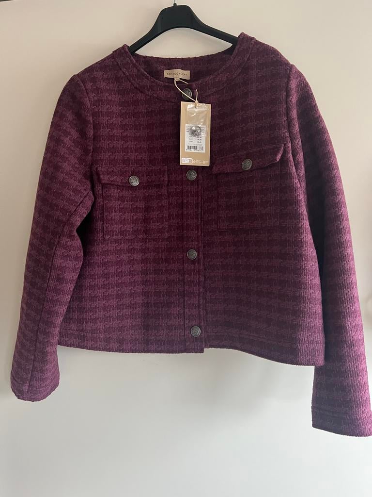 SoyaConcept jasje, Ophalen of Verzenden, Nieuw, Maat 46/48 (XL) of groter, Paars