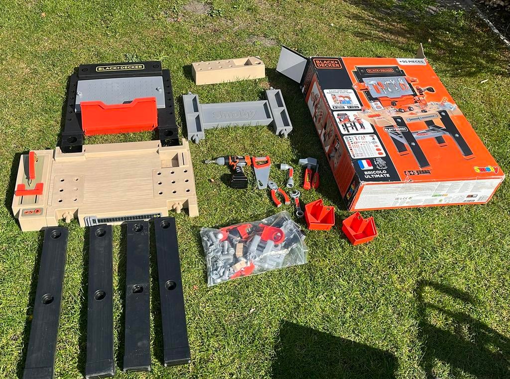 Black + Decker speelgoedwerktafel, Ophalen, Zo goed als nieuw