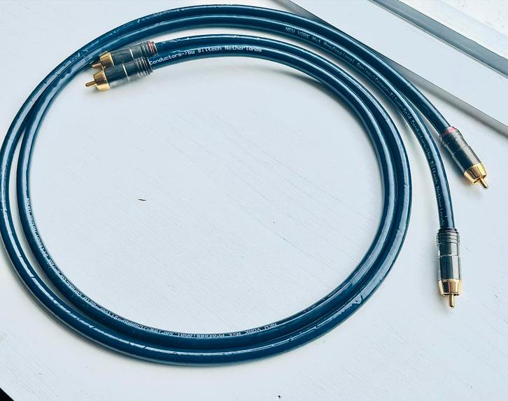 Siltech New York Interlink RCA High End Zilver / Goud, Audio, Tv en Foto, Audiokabels en Televisiekabels, Gebruikt, Interlink-kabel