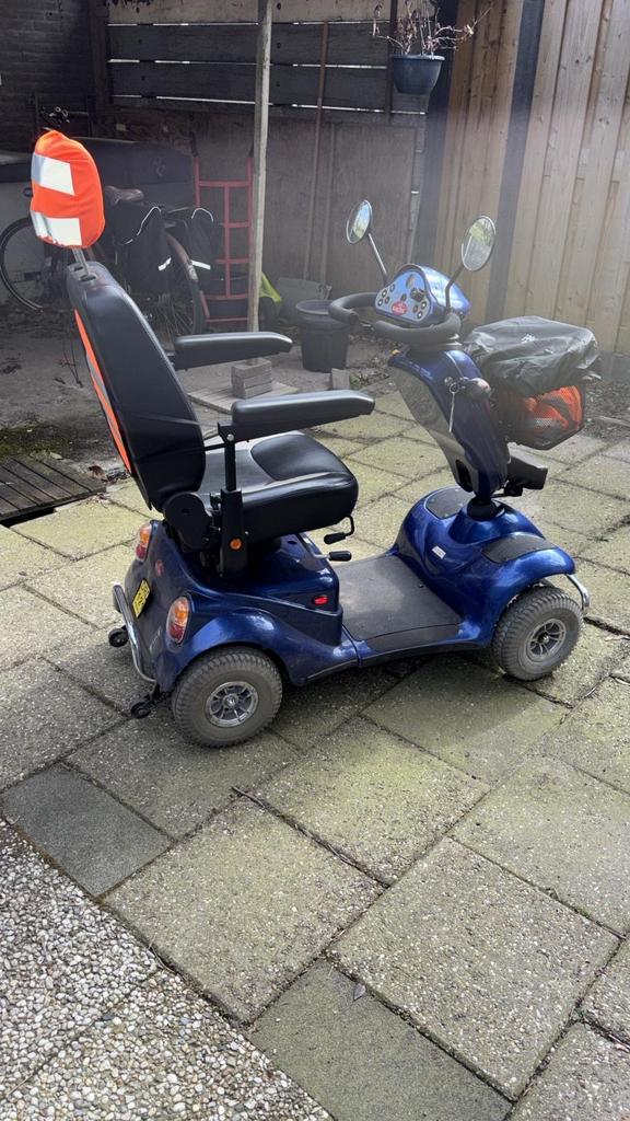 Te koop scootmobiel, 4 wielen met nieuwe accu., Gebruikt, Excel, Ophalen of Verzenden, 46 km of meer