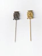 2 volmetaal militaire marine speldjes VBS, Ophalen of Verzenden, Gebruikt, Overige onderwerpen, Speldje of Pin