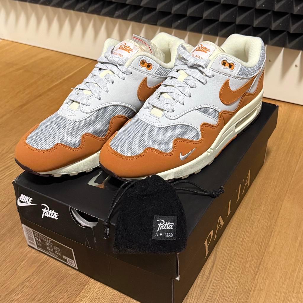 Nike x Patta Air Max 1 Waves Monarch DS Maat 43 // US9.5, Kleding | Heren, Schoenen, Ophalen, Overige kleuren, Nieuw, Sneakers of Gympen