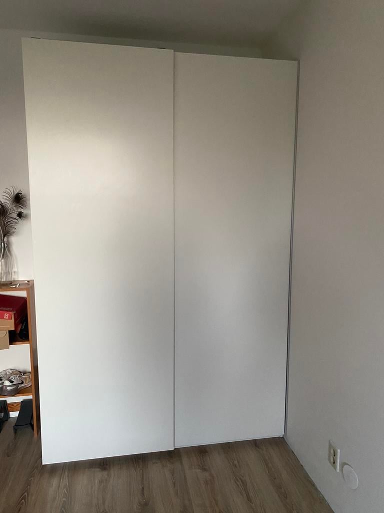 IKEA Pax kast wit met schuifdeuren 150x236, Ophalen, Overige materialen, Gebruikt, 100 tot 150 cm