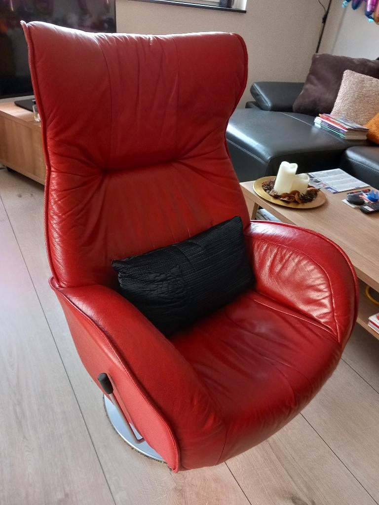 draaifauteuil, Huis en Inrichting, Fauteuils, Ophalen, Gebruikt, 75 tot 100 cm, Metaal