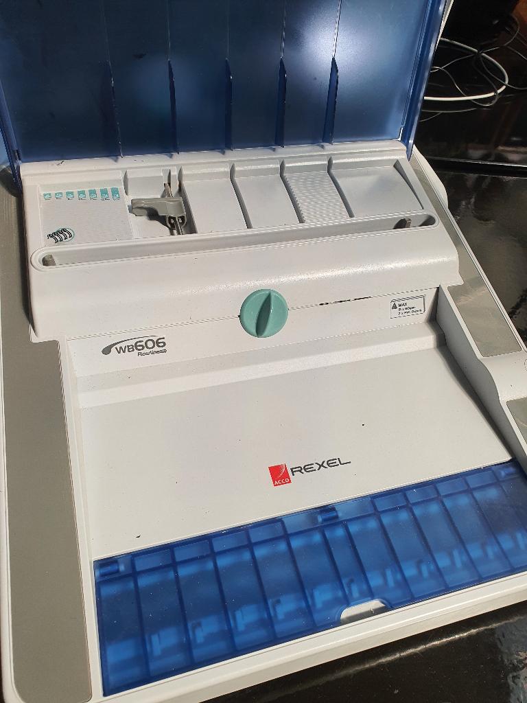 Rexel inbindmachine WB606 Flowline Pro, Ophalen, Gebruikt
