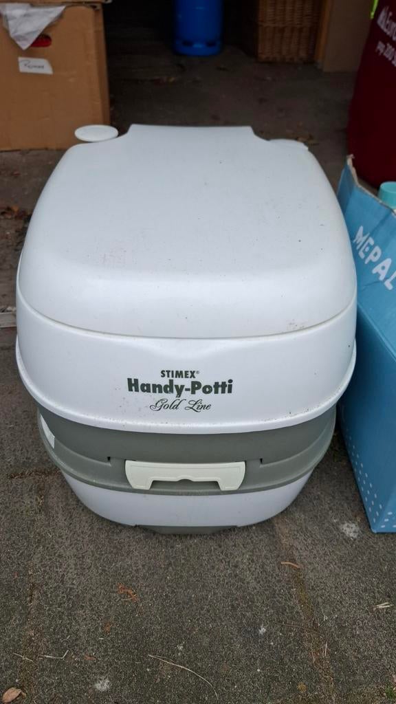 Stime Handy-Potti Gold Line Porta Potti met vloeistoffen, Ophalen, Gebruikt