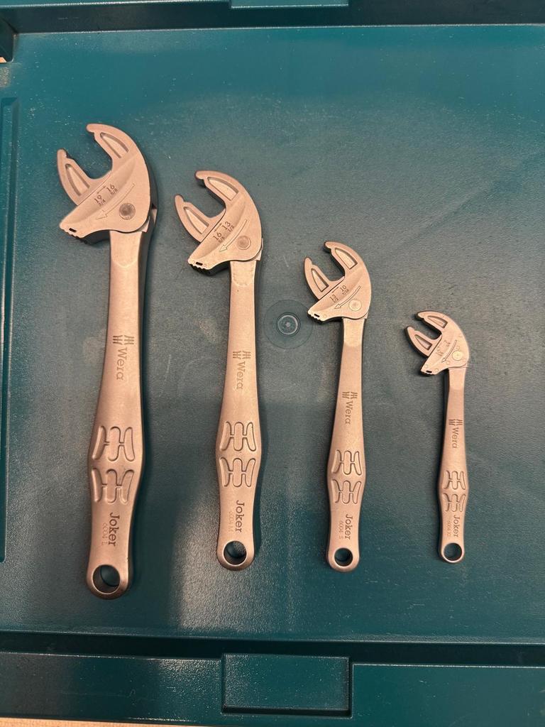 Wera Joker verstelbare moersleutels set, Doe-het-zelf en Verbouw, Gereedschap | Handgereedschap, Ophalen of Verzenden, Nieuw