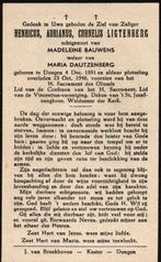 Ligtenberg Henricus Adrianus Cornelis 1891-1946 Dongen, Ophalen of Verzenden