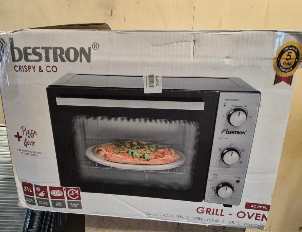 Bestron grill bakoven nieuw, Ophalen of Verzenden