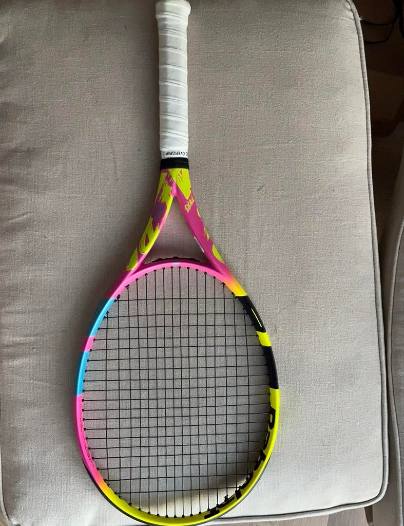 Babolat tennisracket pure aero rafa 317g, Sport en Fitness, Tennis, L2, Gebruikt, Ophalen of Verzenden, Racket