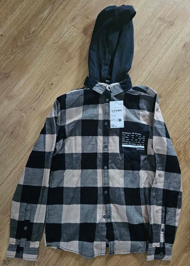 (NIEUW) OVERHEMD MAAT 164, Kinderen en Baby's, Kinderkleding | Maat 164, C&A, Overhemd of Blouse, Nieuw, Ophalen of Verzenden