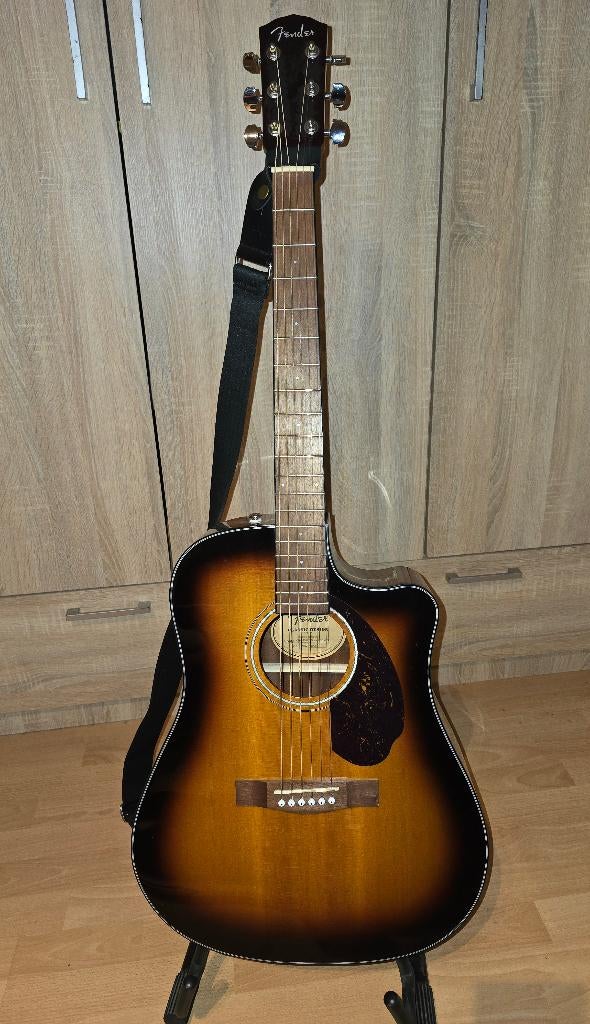 Acoustic guitar Fender CD-140sce Dreadnought Wn Sunburst, Muziek en Instrumenten, Ophalen, Gebruikt, Western- of Steelstringgitaar