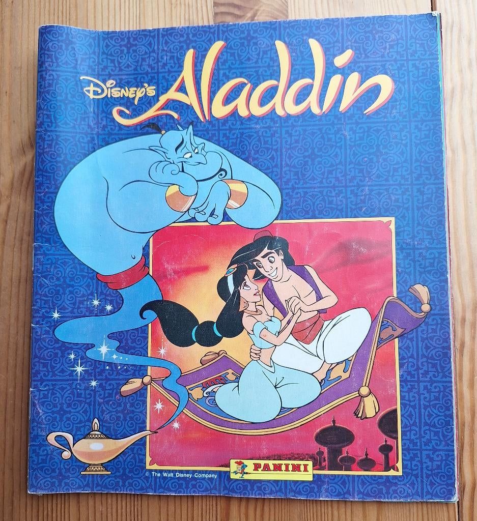 1993-Panini Disney Aladdin plaatjes album compleet., Verzamelen, Ophalen of Verzenden, Overige figuren, Nieuw, Overige typen