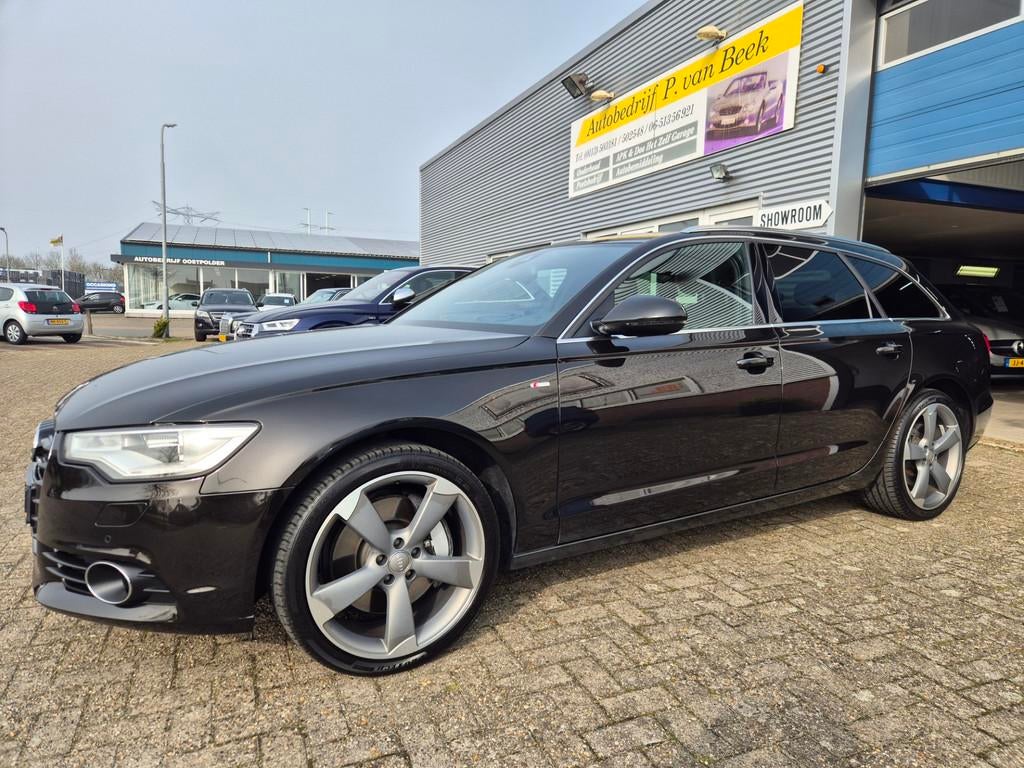 Audi A6 Avant 3.0 TFSI Quattro Pro Line S Luchtvering Bose A, Auto's, Audi, Automaat, Euro 5, Gebruikt, Zwart
