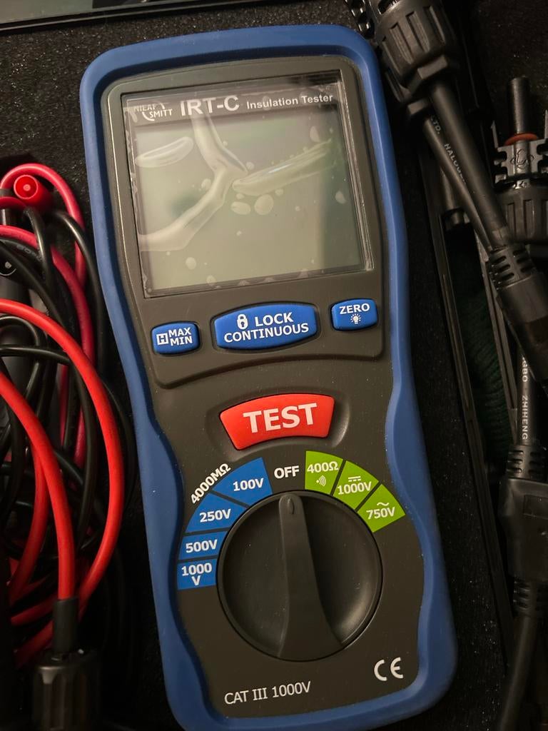 NIFEA SMITT IRT-C Insulation Tester, Doe-het-zelf en Verbouw, Meetapparatuur, Ophalen of Verzenden, Gebruikt, Overige meters