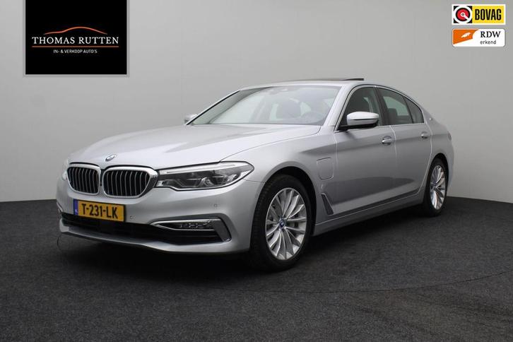 BMW 5-serie 530e iPerformance High Executive 2018 | Schuifka, Auto's, BMW, Bedrijf, Te koop, 5-Serie, ABS, Achteruitrijcamera