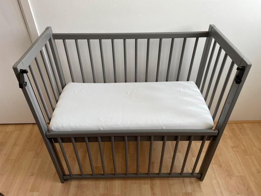 Petite Amelie Wieg Co-sleeper - Grijs, Ophalen of Verzenden, Wieg