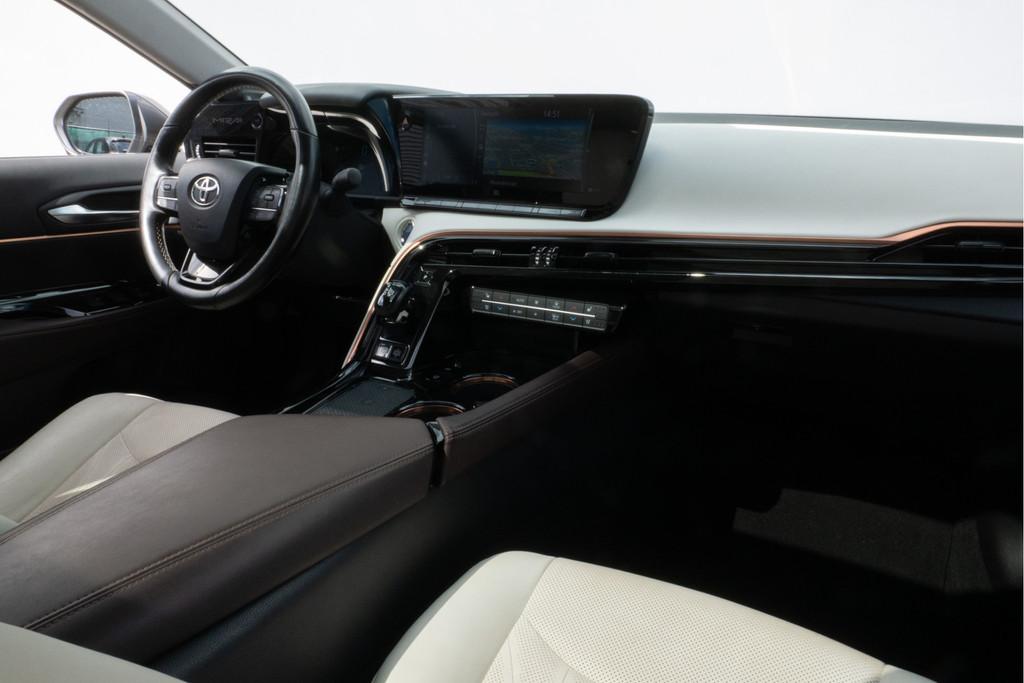 Toyota Mirai Prestige Panoramadak/ Stoelverwarming-ventilati, Auto's, Toyota, Achterwielaandrijving, Gebruikt, Mirai, Met garantie (alle)