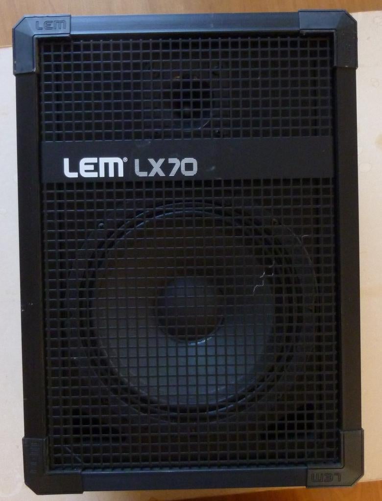 LEM LX 70 set van 2 luidsprekers en standers, Audio, Tv en Foto, Luidsprekers, Gebruikt, Overige typen, 60 tot 120 watt, Ophalen