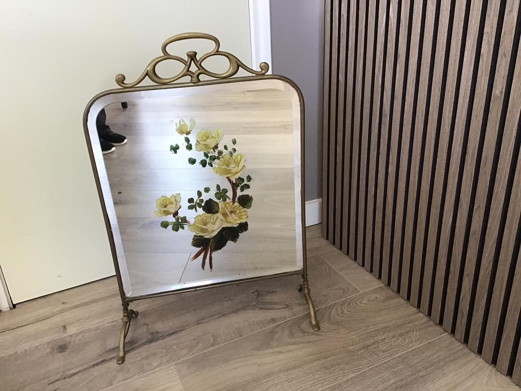 Antieke haardscherm, Ophalen