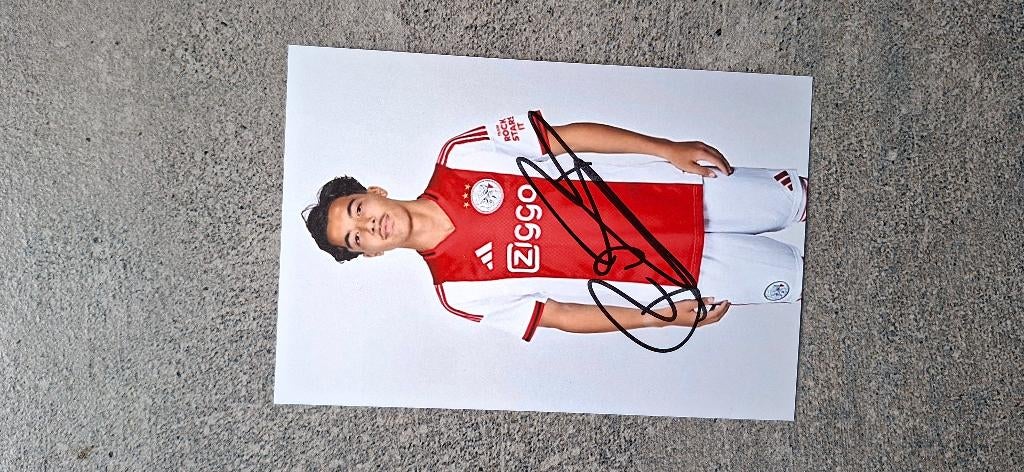 Foto met handtekening; Rayane Bounida # Ajax, Ophalen of Verzenden, Nieuw, Ajax, Overige typen