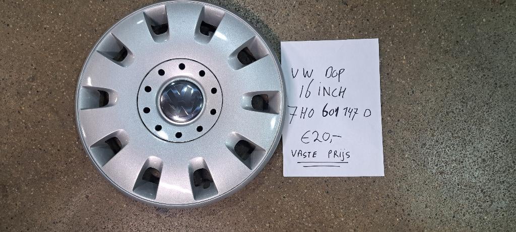 16 inch wieldop Volkswagen nieuw Prijs 20,- euro, Auto diversen, Ophalen, Nieuw