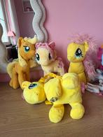 My Little Pony knuffels en tas - Fluttershy, Applejack, Ophalen of Verzenden, Zo goed als nieuw