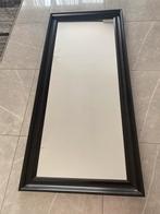Grote Passpiegel met Zwarte Lijst, Ophalen of Verzenden, Zo goed als nieuw, 150 tot 200 cm, Rechthoekig