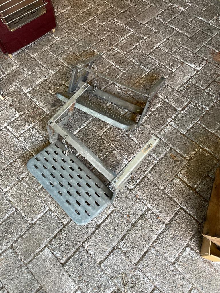 Aanhanger old timer trapjes, Ophalen, Gebruikt