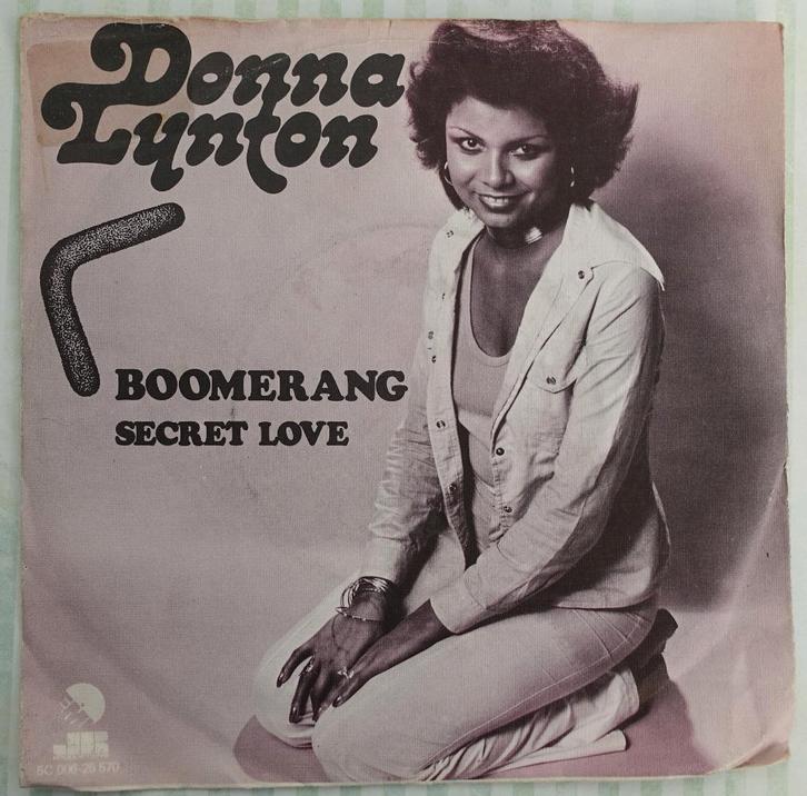 donna lynton - boomerang, Cd's en Dvd's, Vinyl Singles, Zo goed als nieuw, Single, Overige genres, 7 inch, Ophalen of Verzenden