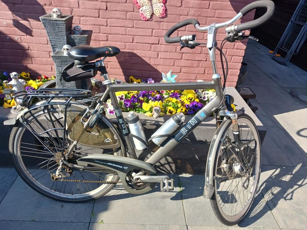 RIH Toerfiets herenfiets Comfortabel en Robuust, Velgrem, Versnellingen, Ophalen, Overige merken