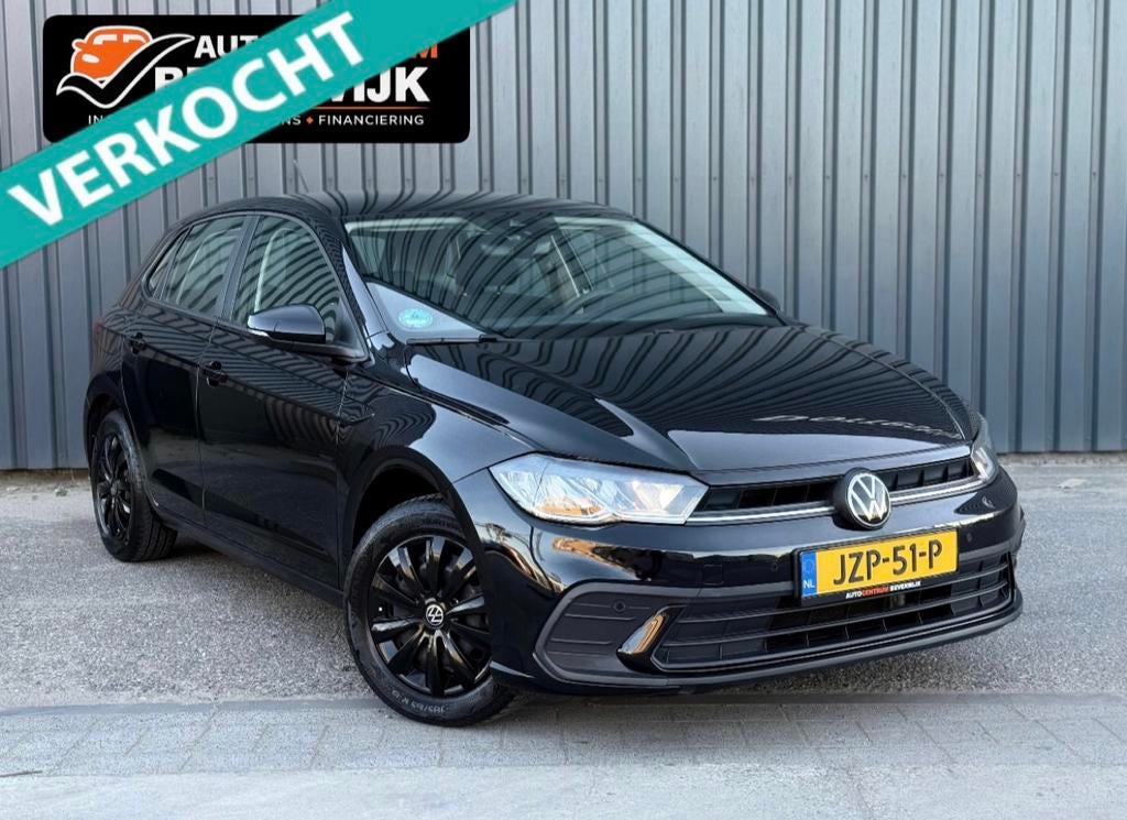 Volkswagen Polo 1.0 Benzine Facelift 80pk 2022 Zwart Led, Voorwielaandrijving, Stof, USB, Zwart