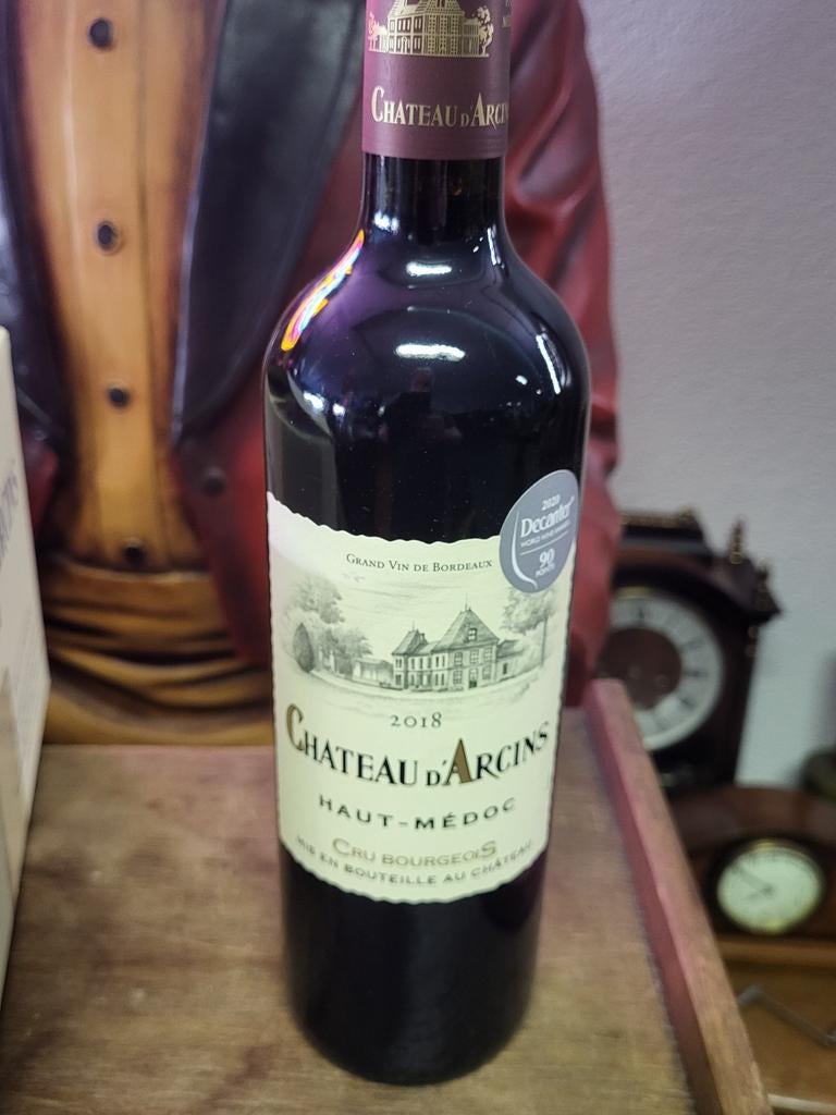 CHATEAU DARCINS, Verzamelen, Ophalen, Zo goed als nieuw, Frankrijk, Rode wijn