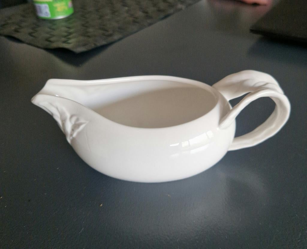 Villeroy & Boch Foglia Melkkan - Wit Porselein, Overige typen, Ophalen of Verzenden, Zo goed als nieuw, Effen