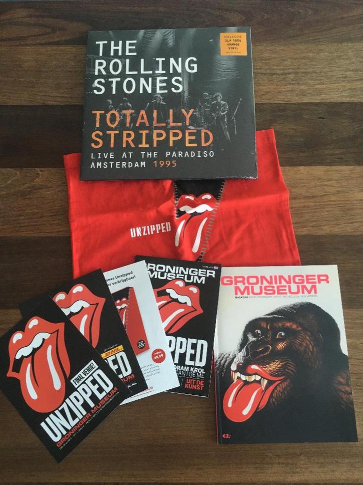 Vinyl 2LP + Totebag + Flyers Rolling Stones Totally Stripped, Cd's en Dvd's, Vinyl | Pop, Nieuw in verpakking, Colored vinyl, Dubbel-LP