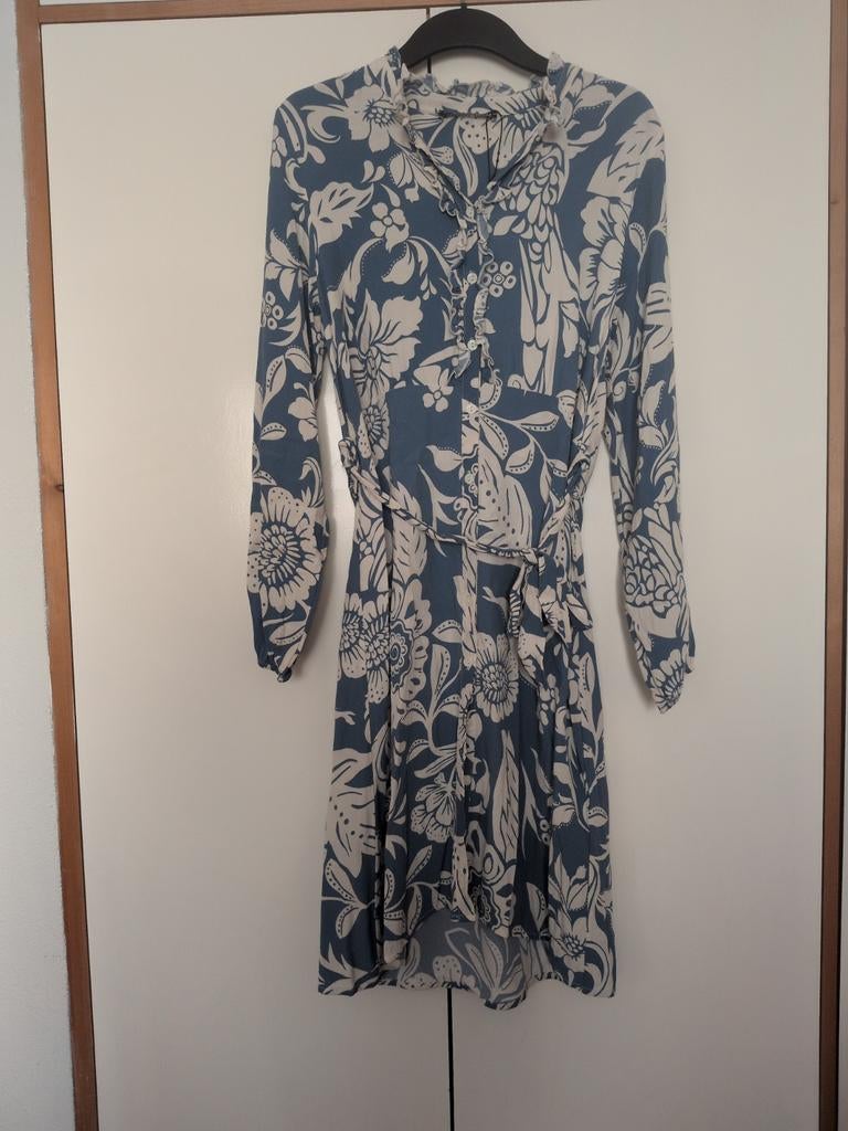 Jurkje van Juffrouw Jansen maat M, Maat 38/40 (M), Blauw, Ophalen of Verzenden, Zo goed als nieuw