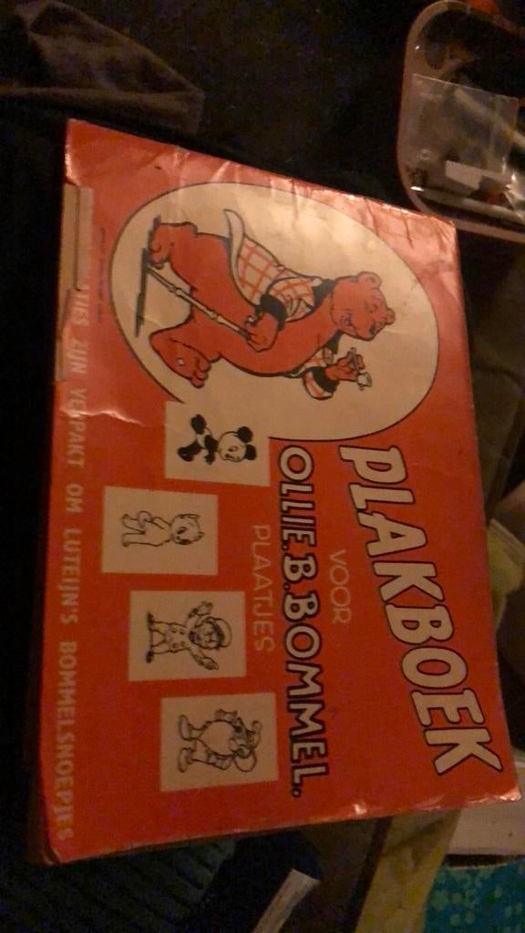 Oud plakboek olie b bommel, Ophalen of Verzenden, Olivier B, Bommel en Tom Poes, Gebruikt, Gebruiksvoorwerp