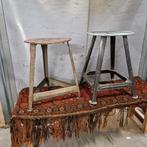 Twee industriële krukken rowac, Ophalen