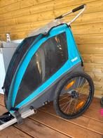 Thule Coaster XT Fietskar voor 1-2 Kinderen - blauw, Ophalen, Gebruikt, Opvouwbaar, 20 tot 40 kg